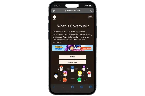Step 1: Visit the Official Website of CokerNutX