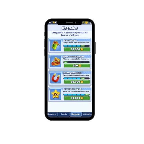 Power-UPS in Subway Surfers MOD APK