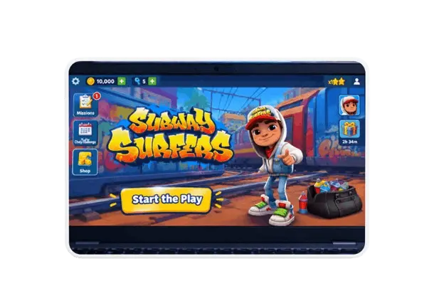 Launch and Play Subway Surfers MOD APK Game